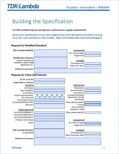 TDK-Lambda Industrial Product Catalog